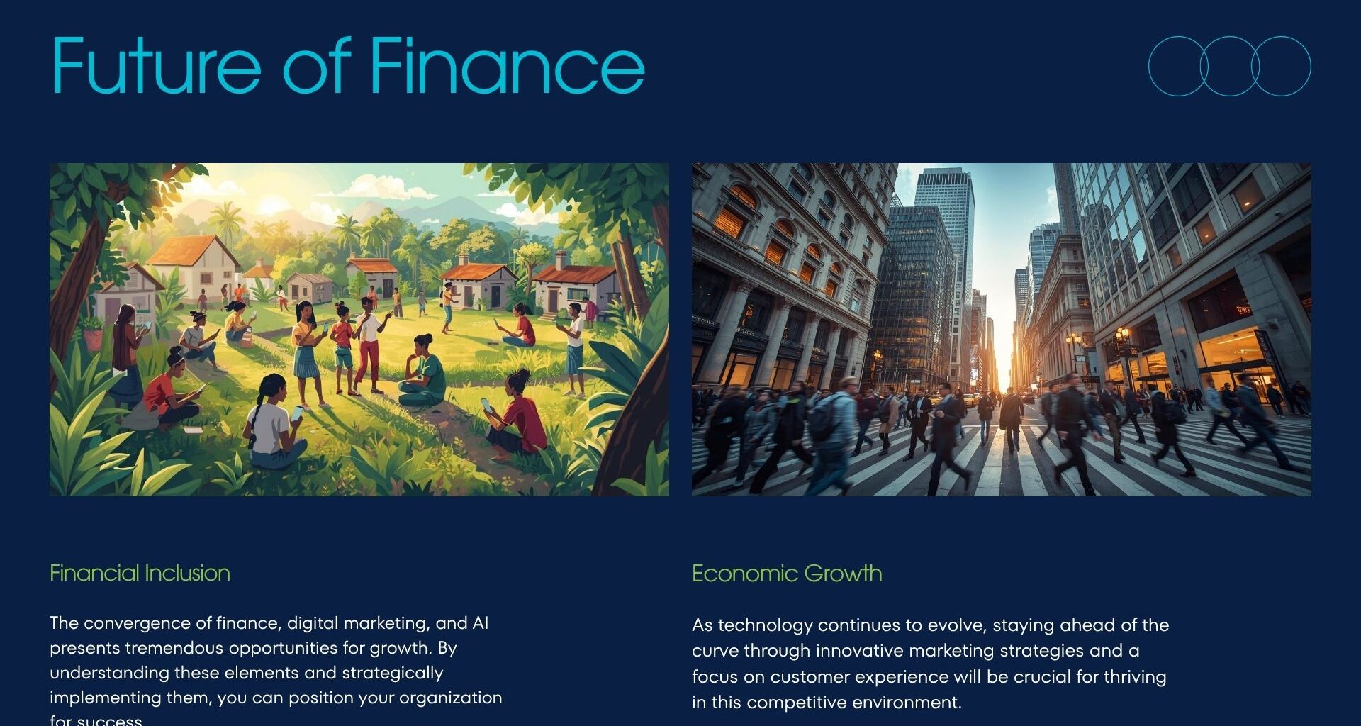 The Future of finance